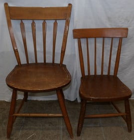 Two Antique Side Chairs