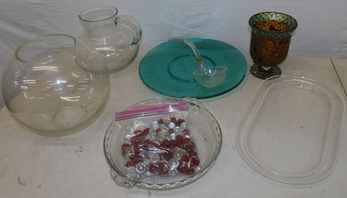Lot of Glass Items