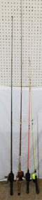 lot of fishing poles