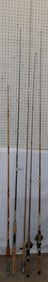 lot of fishing poles