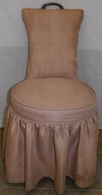 upholstered vanity chair