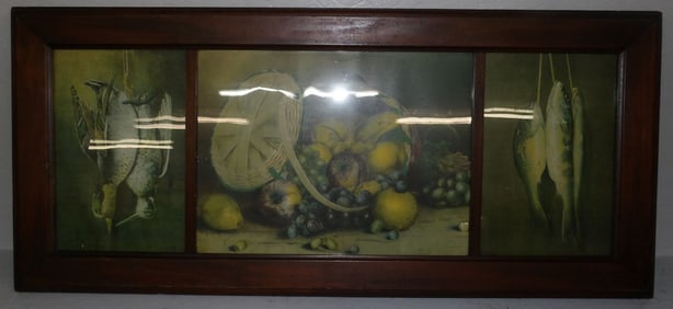 antique framed print