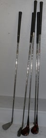 lot of golf clubs