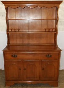 2 piece maple hutch by Temple Stewart