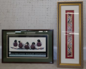 2 framed prints