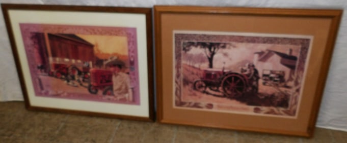 2 framed prints