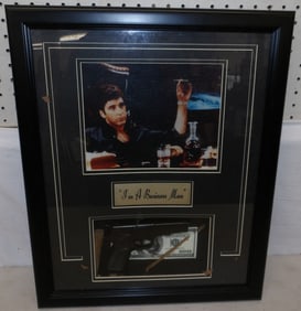 Scarface "Tony Montana" shadowbox prints with props