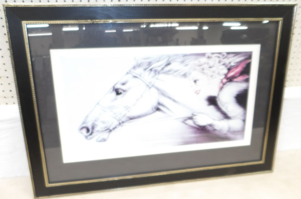 framed Icart print  (1 of 5)