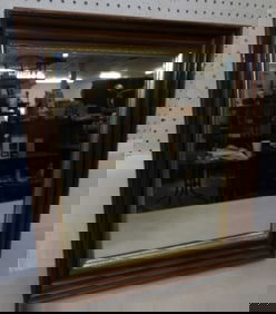 antique walnut framed mirror