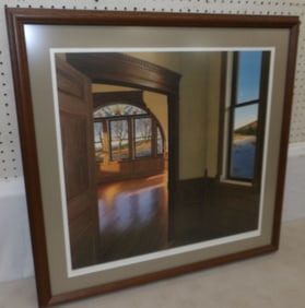 framed print pencil signed and numbered