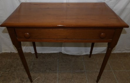 Walnut One Drawer Work Table