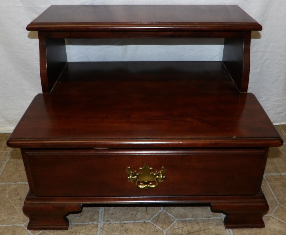 Cherry Bed Steps with Drawer by Kincaid (1 of 4)