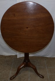 19th Century Mahogany Tilt Top Tea Table