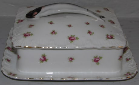Painted Porcelain Austrian Sardine Dish