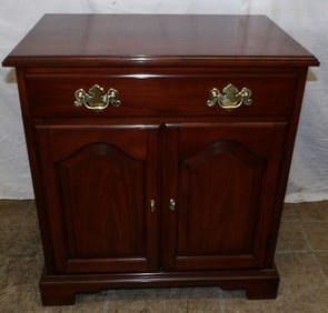 Cherry One Drawer Two Drawer Night Stand by Henkel Harris