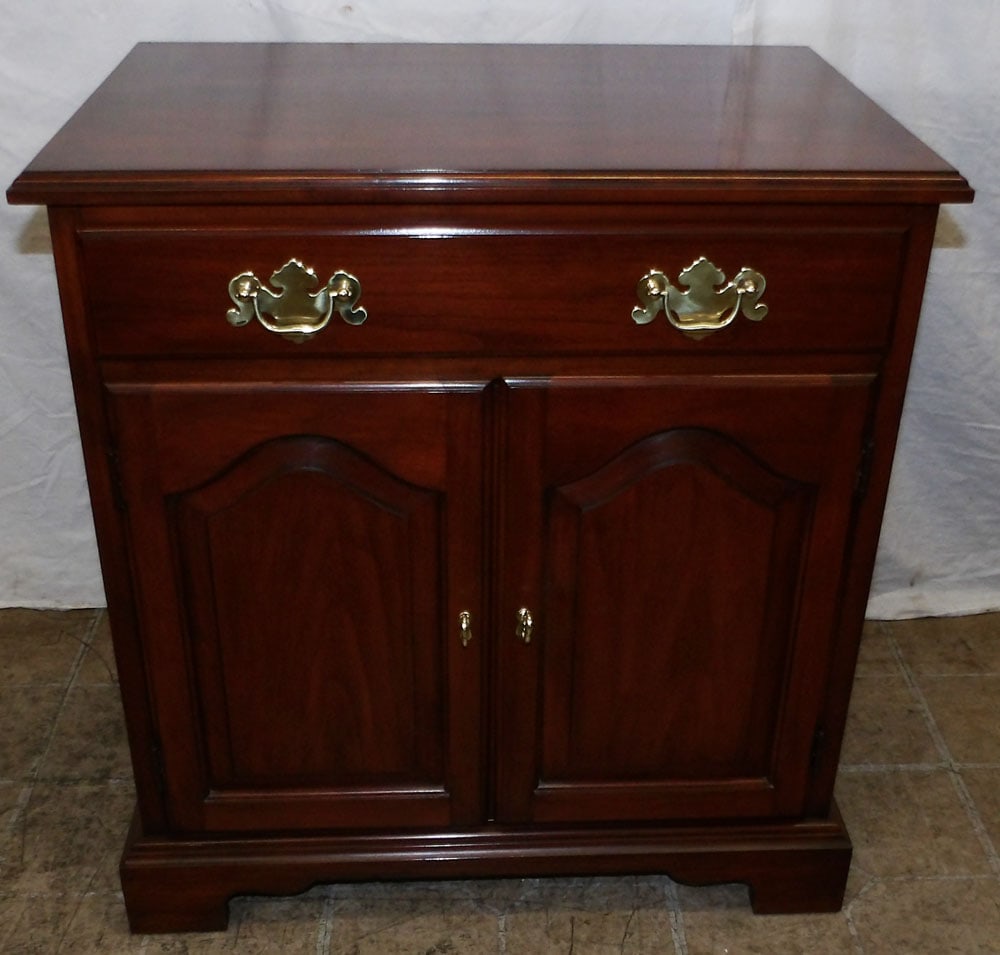 Cherry One Drawer Two Drawer Night Stand by Henkel Harris  (1 of 9)