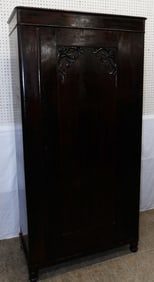 19th Century Mahogany Empire Wardrobe