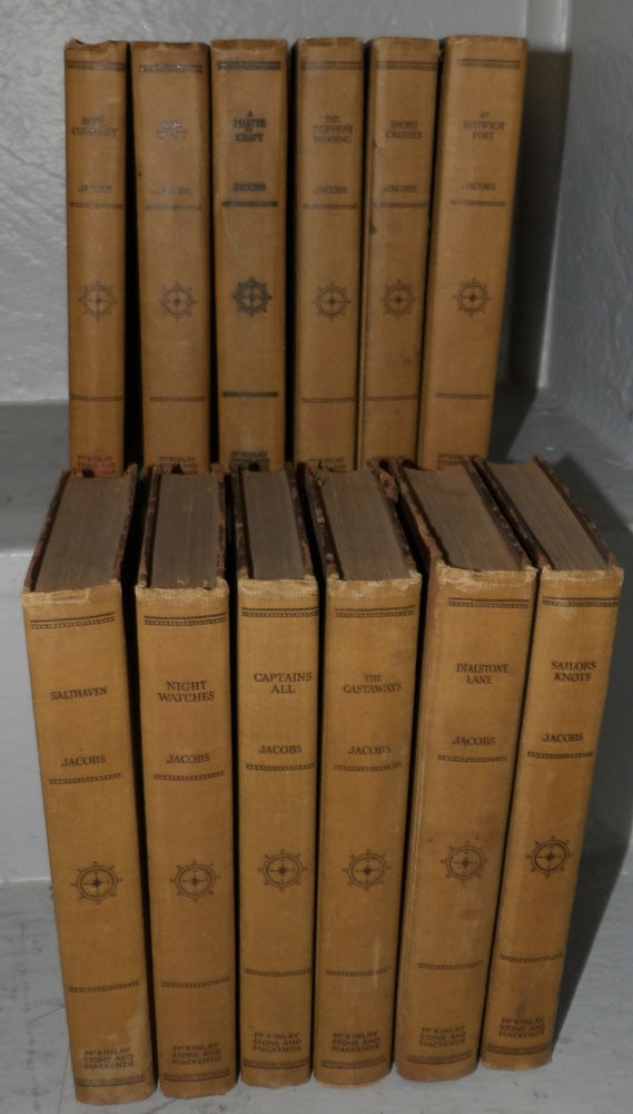 Twelve Antique Books by W.W. Jacobs: Twelve Antique Books by W.W. Jacobs. 7" x 4 1/2"