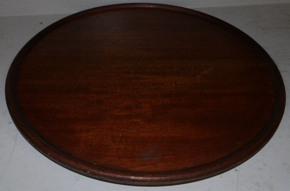 Mahogany Tray Signed Colonial Williamsburg  (1 of 3)