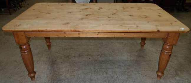 Antique Scrub Pine Farm Table