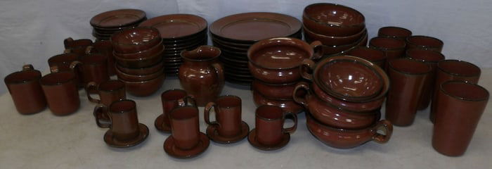 81 Pieces Potts Seagrove NC Art Pottery