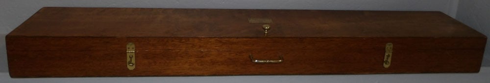 Mahogany Box & Bamboo Walking Stick  (1 of 4)