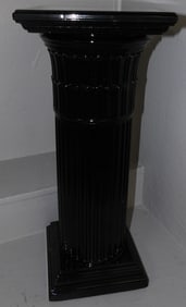Painted Wood Fluted Pedestal