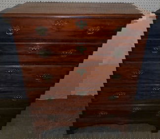19th Century Pine New England Mule Chest
