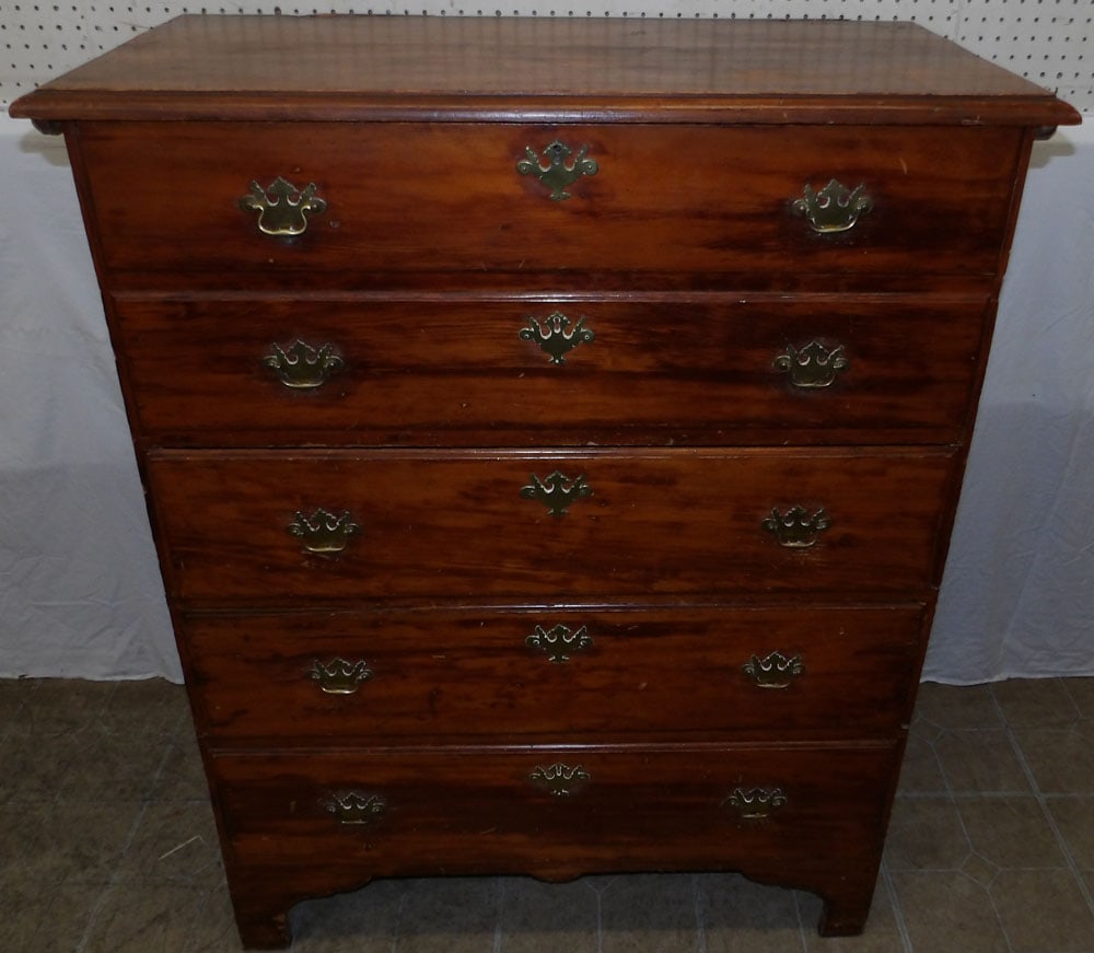 19th Century Pine New England Mule Chest  (1 of 8)