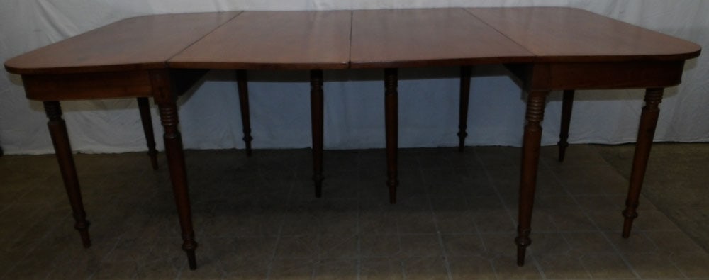 19th Century Mahogany Sheraton Dining Table  (1 of 4)