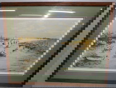 Framed Print Pencil Signed & Numbered Buffet