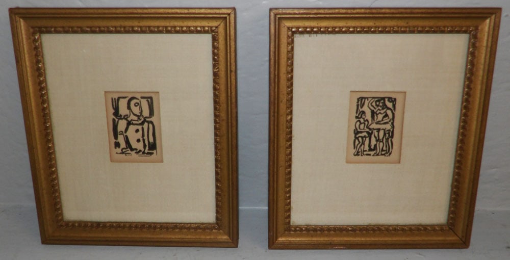 Pair of Mid Century Modern Prints (1 of 4)