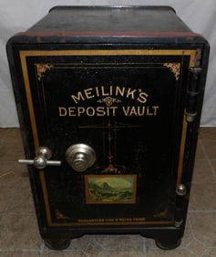 Antique Painted Fire & Waterproof Safe
