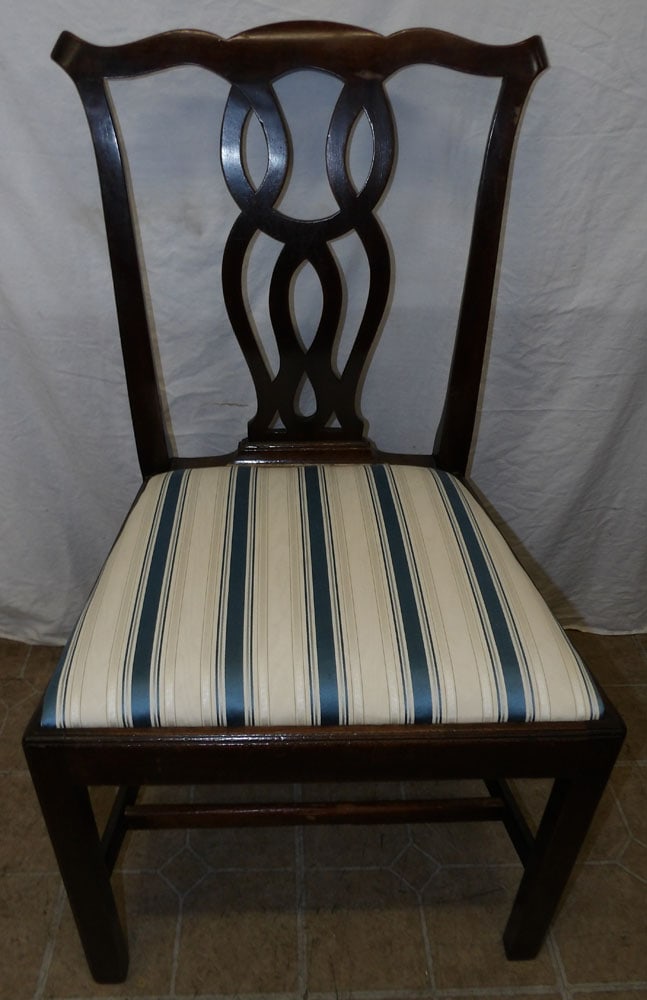 19th Century Mahogany Side Chair : 19th Century Mahogany Side Chair . 37" H 21 1/2" W 22" D