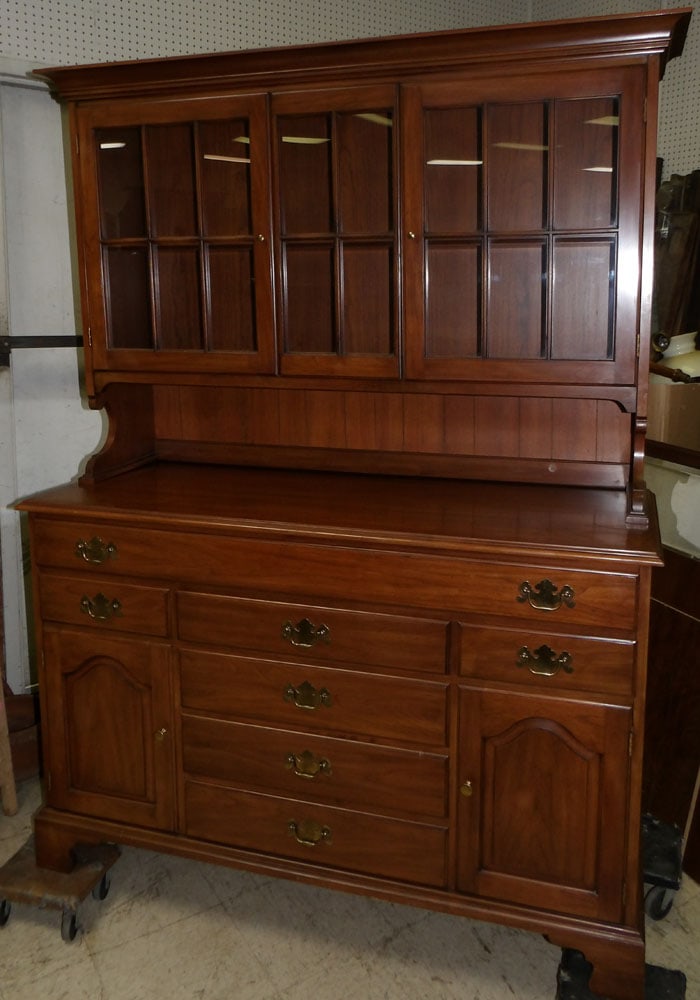 Two Piece Cherry Hutch by Henkel Harris  (1 of 8)
