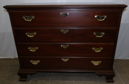 Mahogany Four Drawer Chest by Norris
