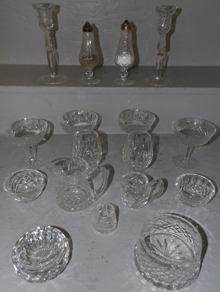 Lot of 17 Waterford Crystal Items (1 of 5)