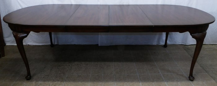 Cherry Queen Anne Dining Table with Two Leaves by Colony Hall