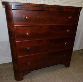 19th Century Mahogany Four Drawer Chest