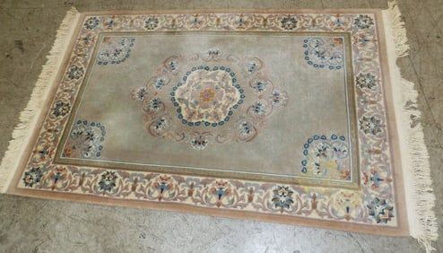4' x 6' 4" Handmade Chinese Rug
