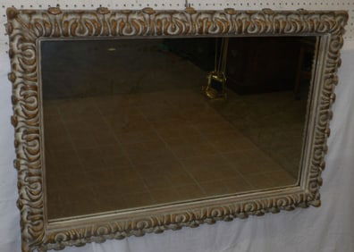 Antique Painted Ornate Frame Mirror