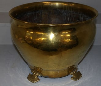 Antique Brass Jardiniere