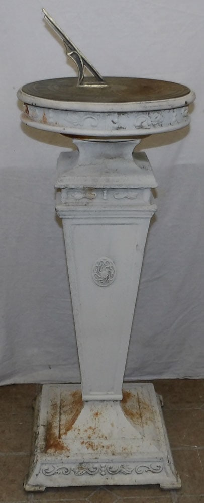 Cast Iron & Bronze Sun Dial  (1 of 6)