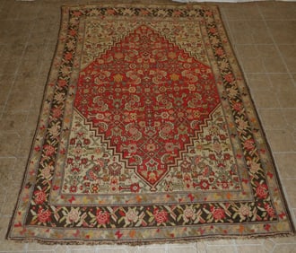 6' 1" x 4' 3" Handmade Oriental Rug