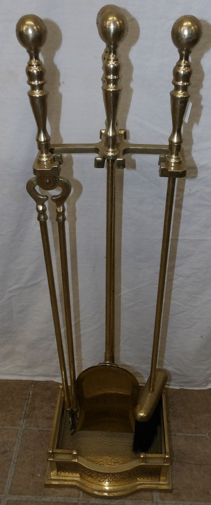 Lot of Brass Fire Place Tools  (1 of 4)