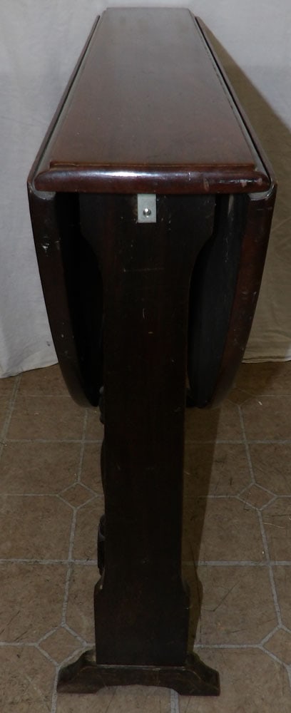 Antique Mahogany Drop Leaf Coaching Table  (1 of 4)