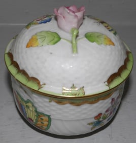 Herend Covered Porcelain Dish