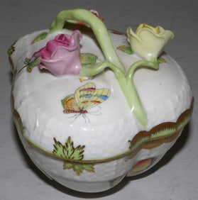 Herend Covered Porcelain Dish