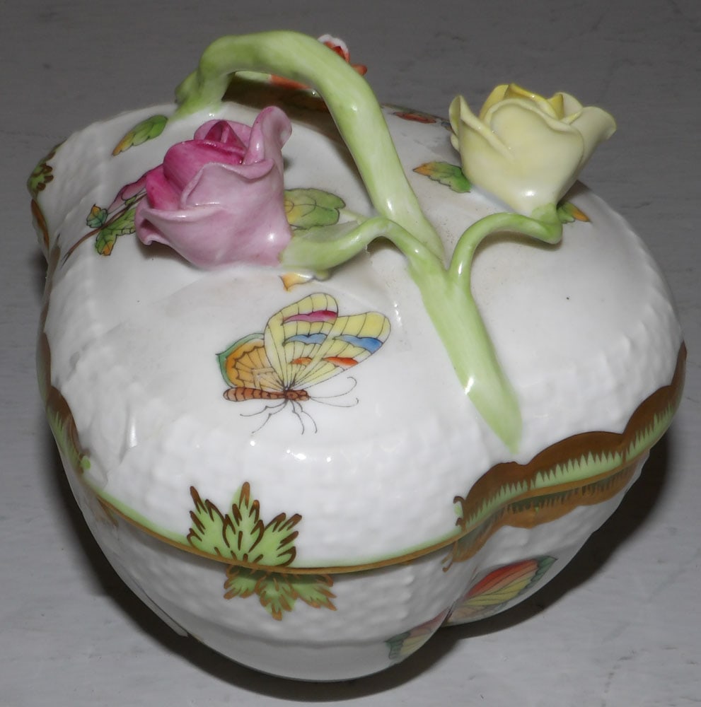 Herend Covered Porcelain Dish (1 of 5)