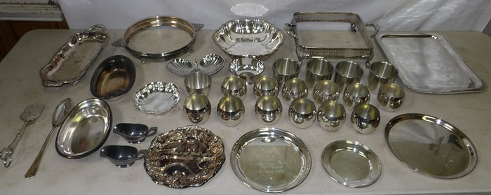 Lot of Silverplated Items